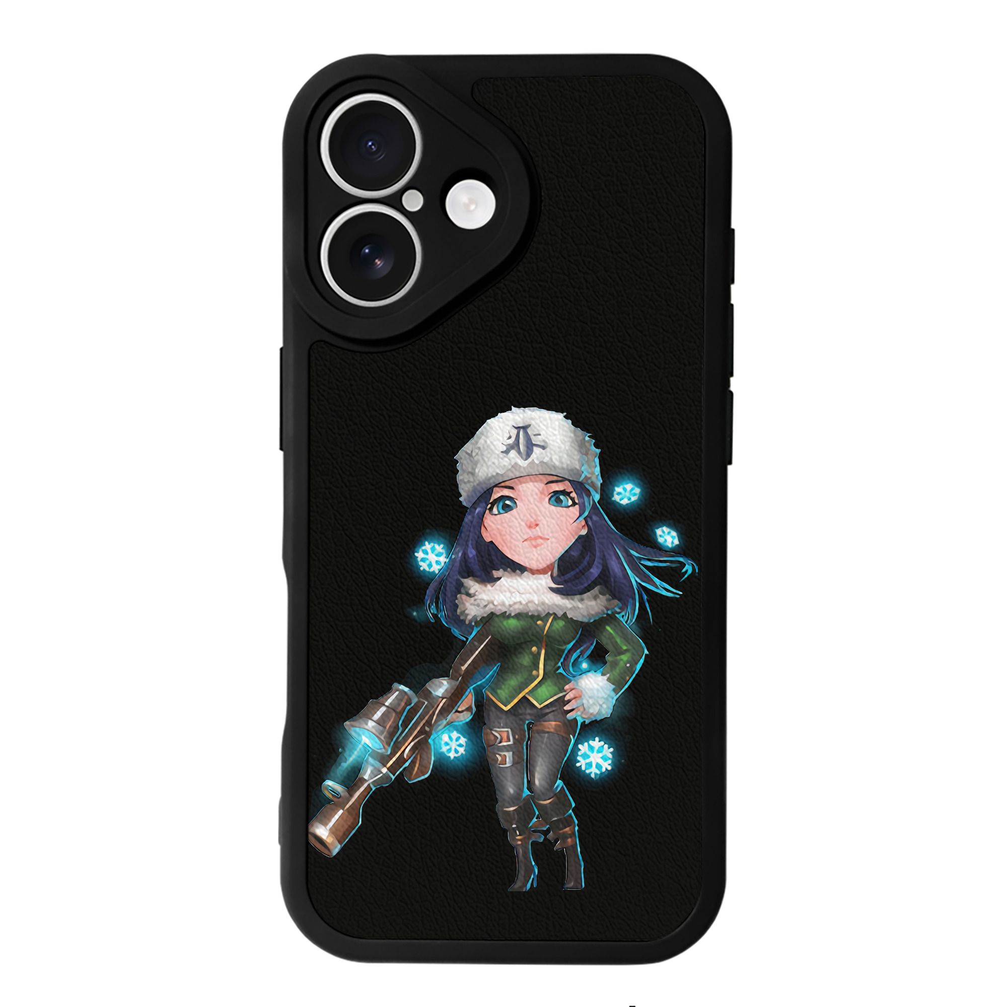 （画像用） リーグ・オブ・レジェンド League of Legends LOL 【iPhone 16シリーズ対応】シリコンスマホケース（レザー調） 材質：シリコン